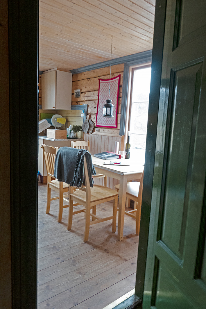 Ett av Tjåkkelestugans rum