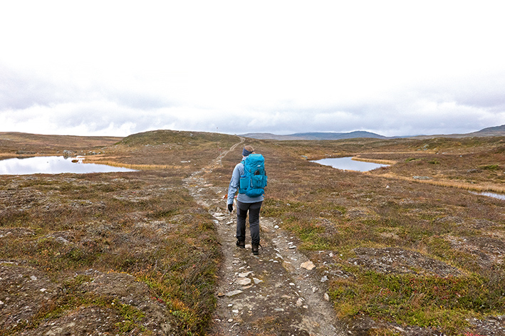 Fjällvandring vid Slipsiken